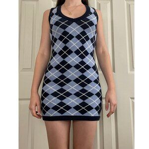 Plaid Sweater Dress Hollister